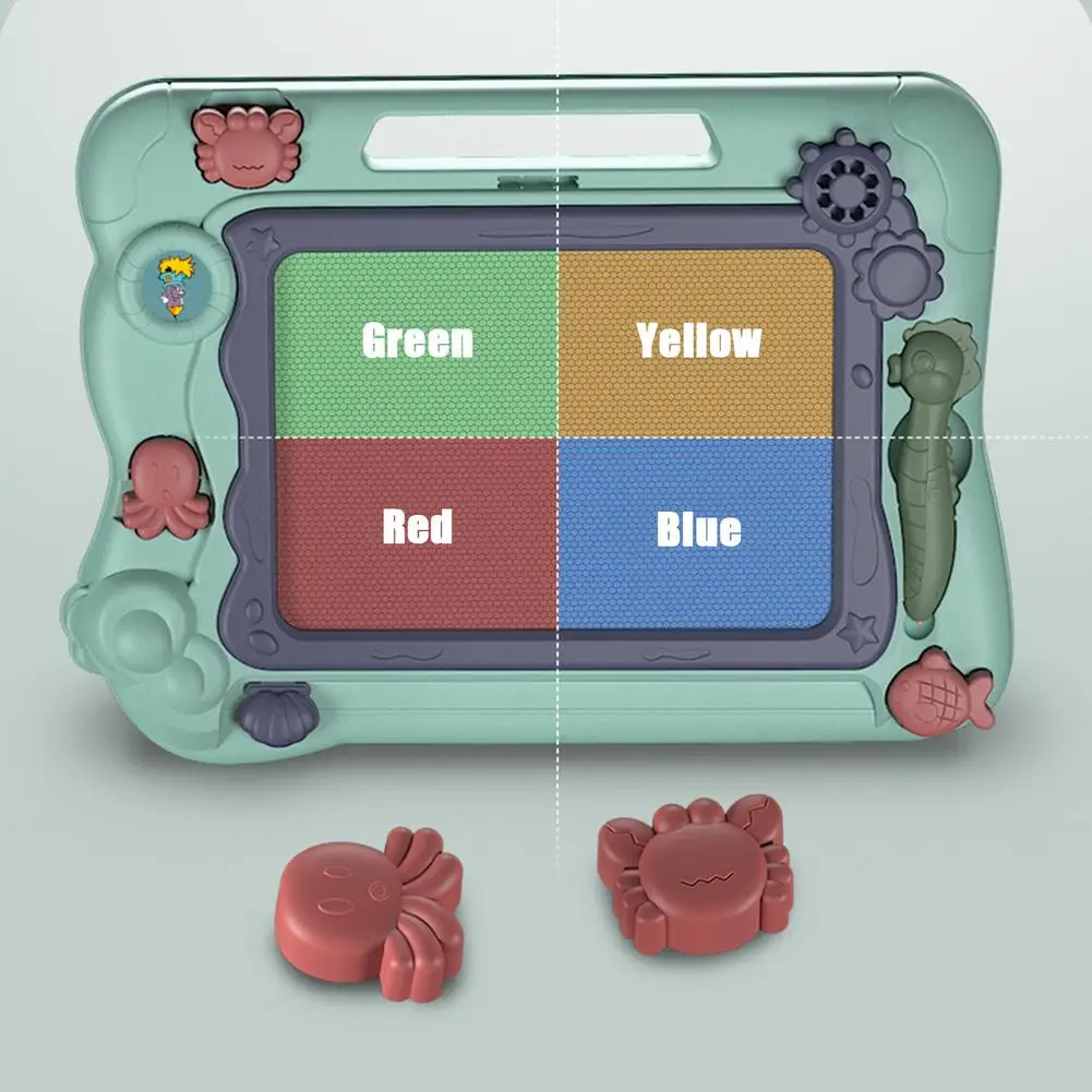 لوح رسم للأطفال لوح كتابة مغناطيسي نوع قوس للأطفال قابل للمسح لوح الكتابة على الجدران طاولة دراسة للأطفال لعبة تعليم مبكر
