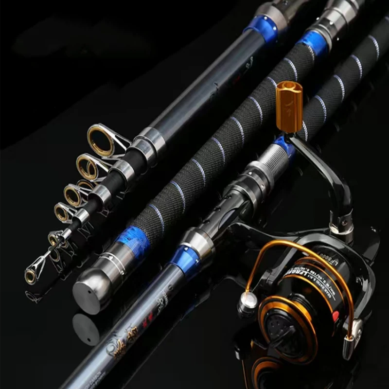 large weight load Spinning fishing rod 2.1m 3.6m 3.9m 4.2m 4.5m telescopic carp feeder rod casting weight 50-200g sea rod