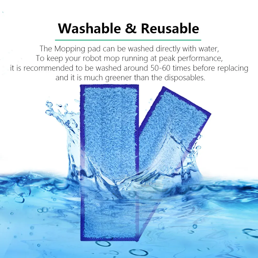 Мокрый моющиеся подушка для уборки для iRobot Braava 200 серии 240 241 245 250 запчасти для робота-пылесоса аксессуары