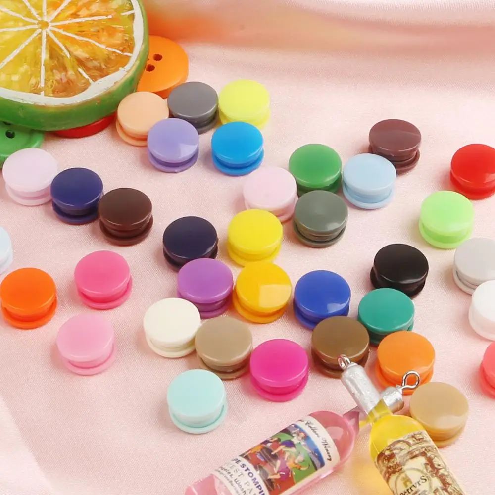 20 Sets T5 12MM Round Plastic Snaps Button Fasteners Quilt Cover Sheet Button Garment Accessories For Baby Clothes Clips