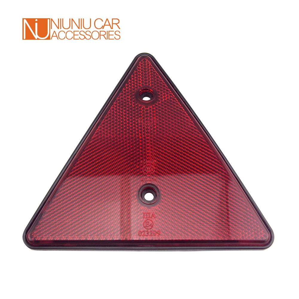 1 PCS High Brightness Triangle Reflector RV Light Lamp Parts RED Camper Caravan Accessories