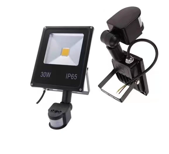 

AC110V 220 Ultrathin 10W 20W 30W 50W LED Floodlight With PIR Motion Sensor Detector waterproof Spotlight Outdoor IP65 Lamps