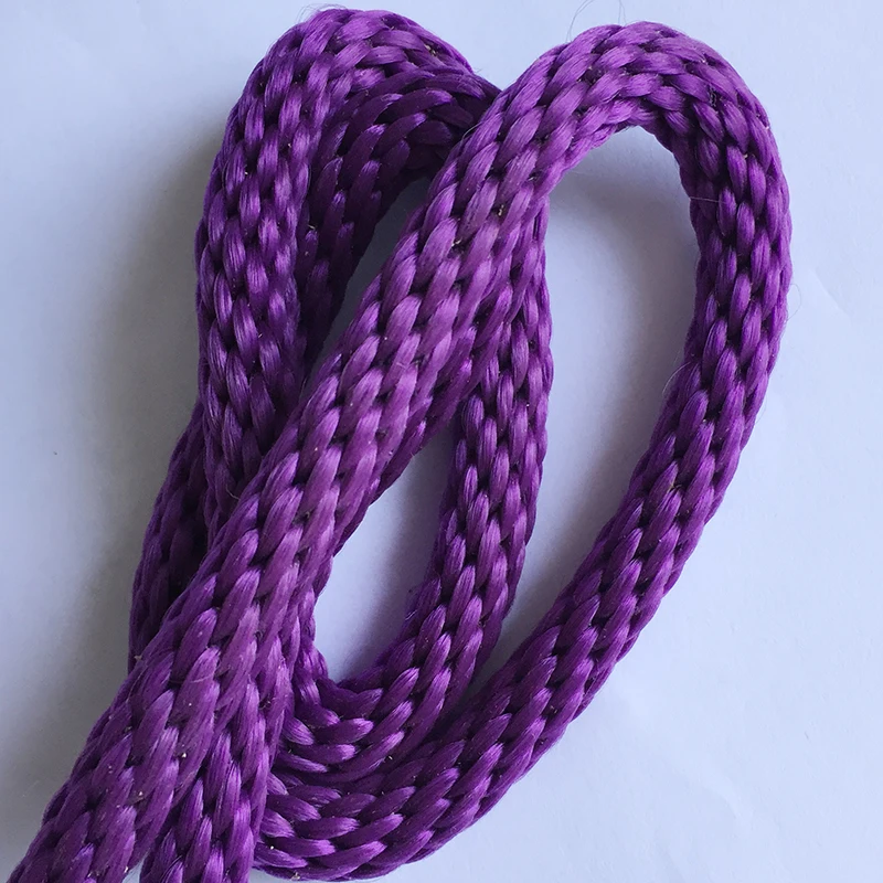 Diameter 9mm Tracking Round Rope Outdoor Walking Training braided Nylon rope blue coffee red green collor nylon rope