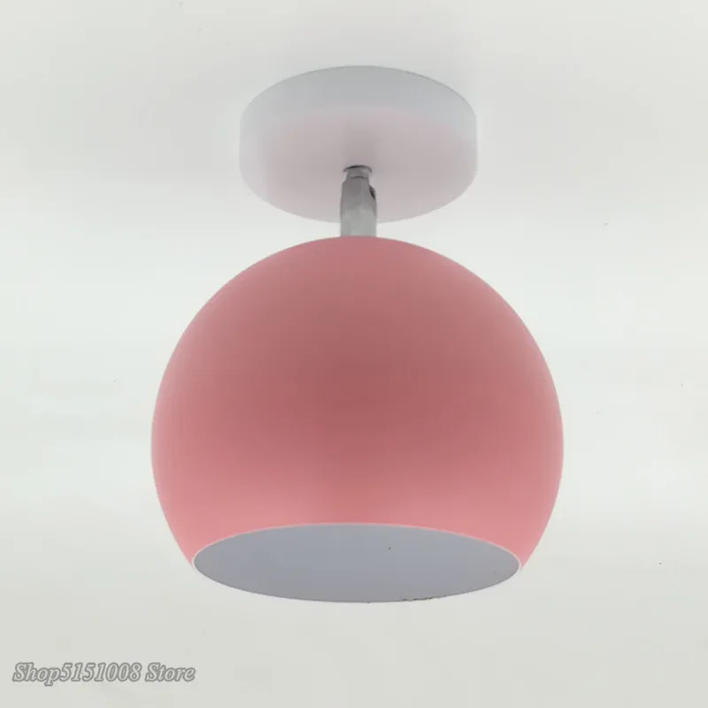 Nordic Led Ceiling Light Macaron Modern Ceiling Lamp for Living Room Bedroom Luminaire Indoor Lights Ball Lamp Lighting Fixtures