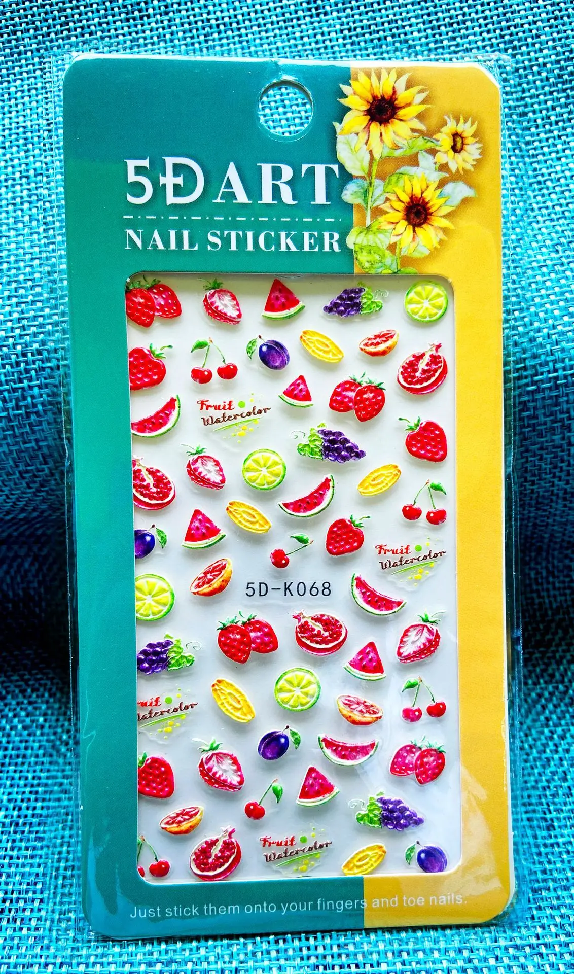 1Pc 3D Acryl Gegraveerd Nail Sticker Reliëf Witte Kleur Bloem Fruit Decals Strikje Empaistic Nail Water Slider Decals