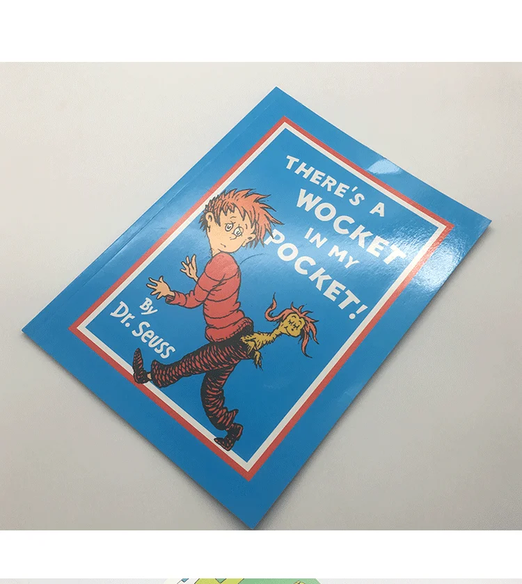 There's A Wocket In My Pocket  Dr.Seuss Liao Caixing English Language Picture Book Learning Toy Classroom Decoration Book