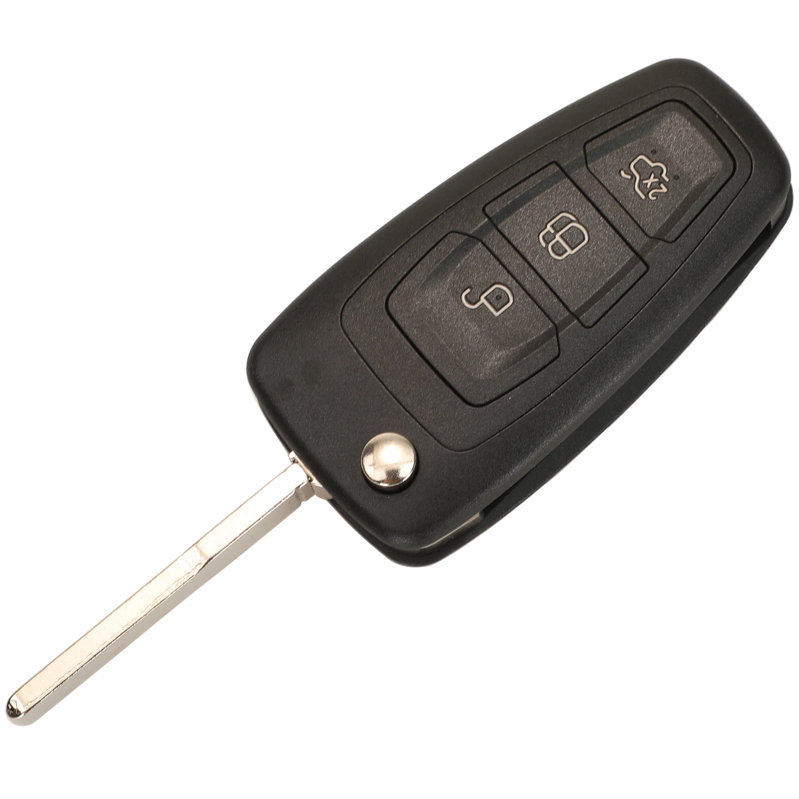 Jingyuqin Modifizierter ASK 433Mhz Klappbarer Fernbedienungsschlüssel 4D60 4D63 Chip Schlüsselanhänger für Ford Focus Mk1 Mondeo Transit Connect 3BNT Ersatz – Detail 3