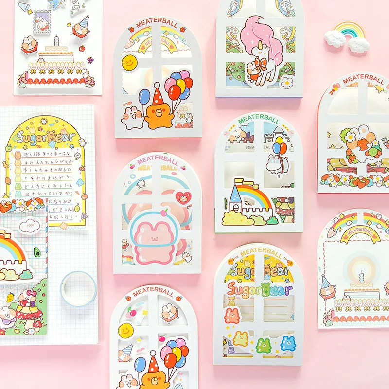 

50 листов Kawaii корейский Кот блокнот для записей N Times Стикеры материал escolar портативный блокнот Канцтовары для школы и офиса Papeleria