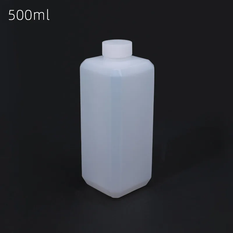 500ML empty Refillable bottle Leakproof Narrow Mouth liquid Storage Container Food Grade HDPE Bottles 5PCS