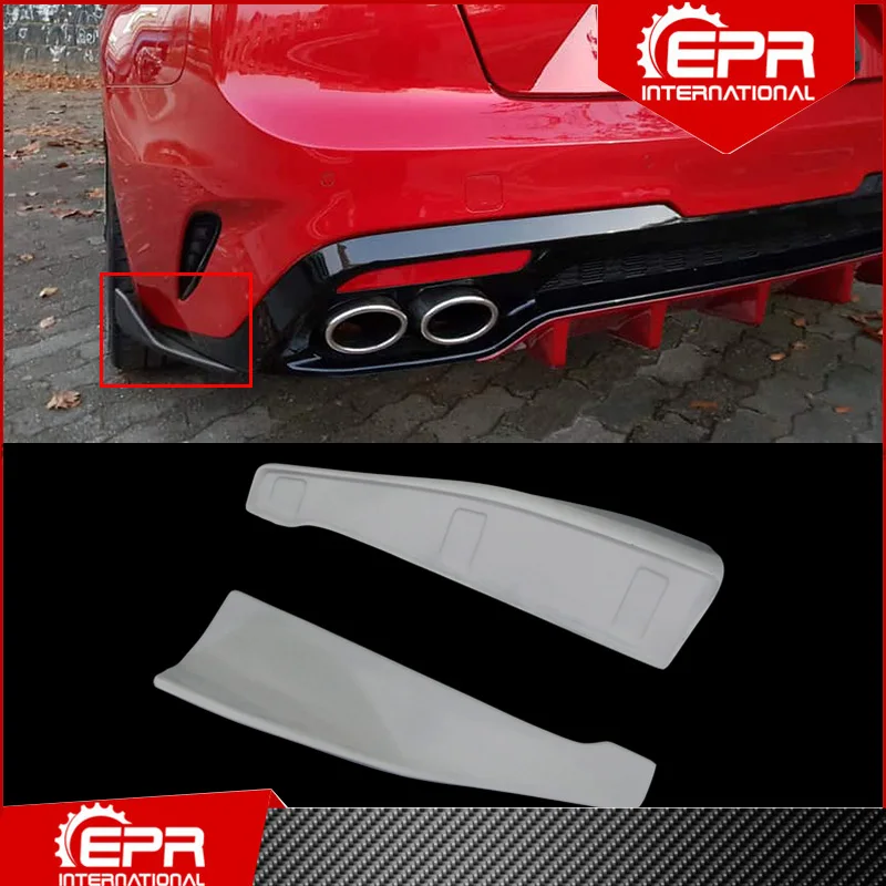 

For Kia Stinger Type M Fiberglass Rear Garnish FRP Fiber Glass Bumper Spat Add On Drift Racing Splitter Kit For Stinger Trim