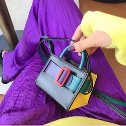 Le panneau peut faire jouer le rôle de la couleur assortie à son sac en cuir, Mini sac à bandoulière, joli sac thaïlandais pour femmes