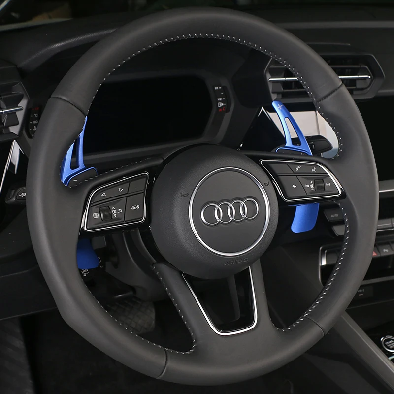 

2 шт. для Audi A3L, A4L, A5, A6L, A7, A8, Q3, Q5L, Q7, S4, S5, весло рулевого колеса, аксессуары для украшения интерьера автомобиля