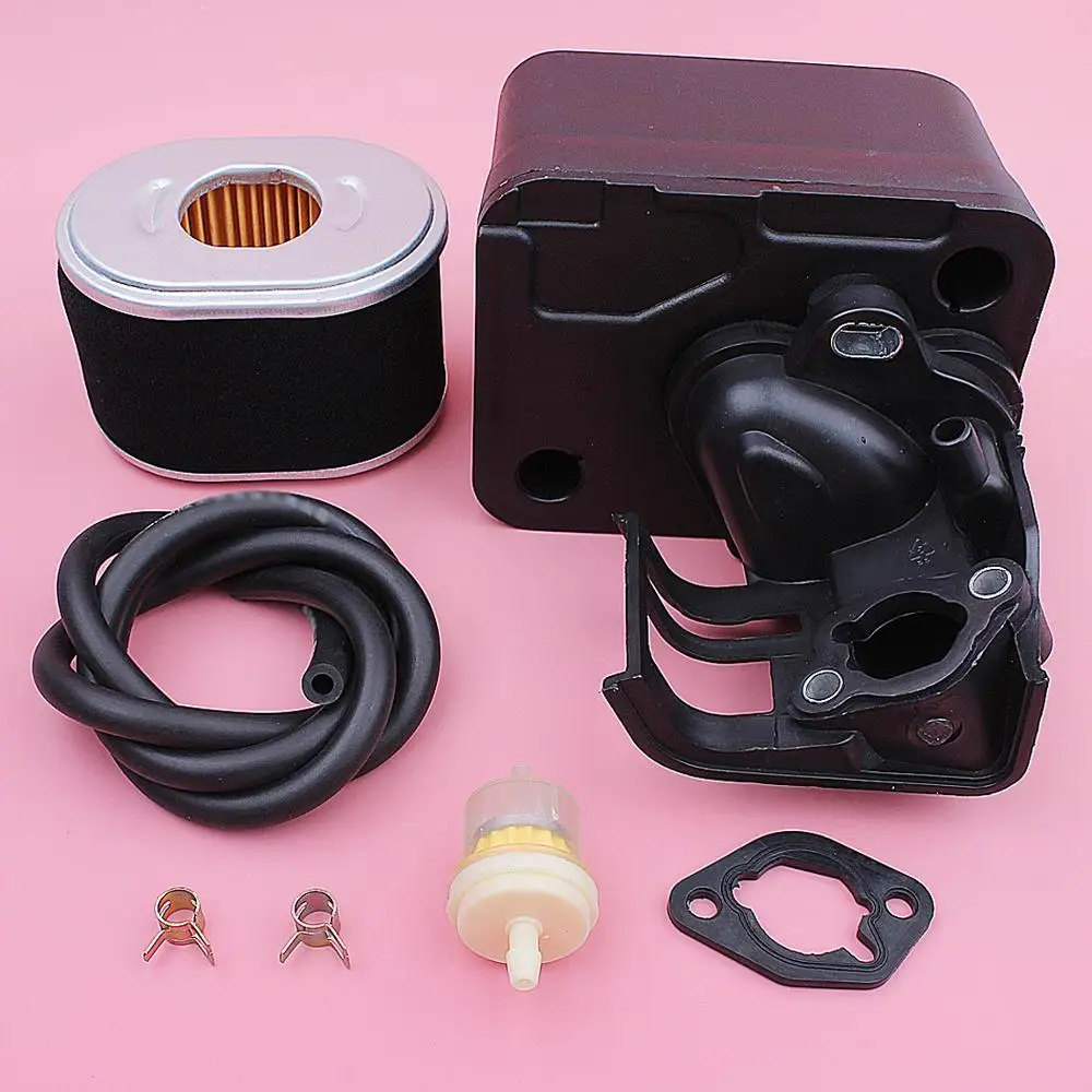 공기 연료 필터 요소 어셈블리 호스 클램프 가스켓 키트, 혼다 GX160 GX200 5.5HP 6.5HP 트리머 17230-Z51-820 17235-Z51-831
