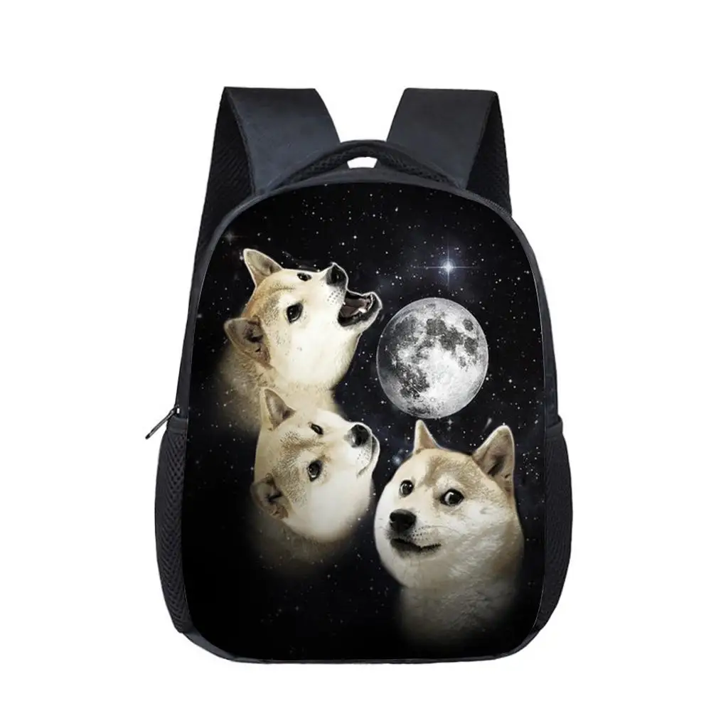 

Kindergarten School Bags Small Corgi Dog Print Preschool Backpack for Kids Unique Children Student Bookbag Mochila