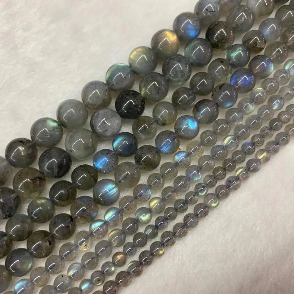 6mm 8mm 10mm AAA grade rainbow Labradorite stone beads natural gemstone beads DIY loose beads for jewelry making strand 15