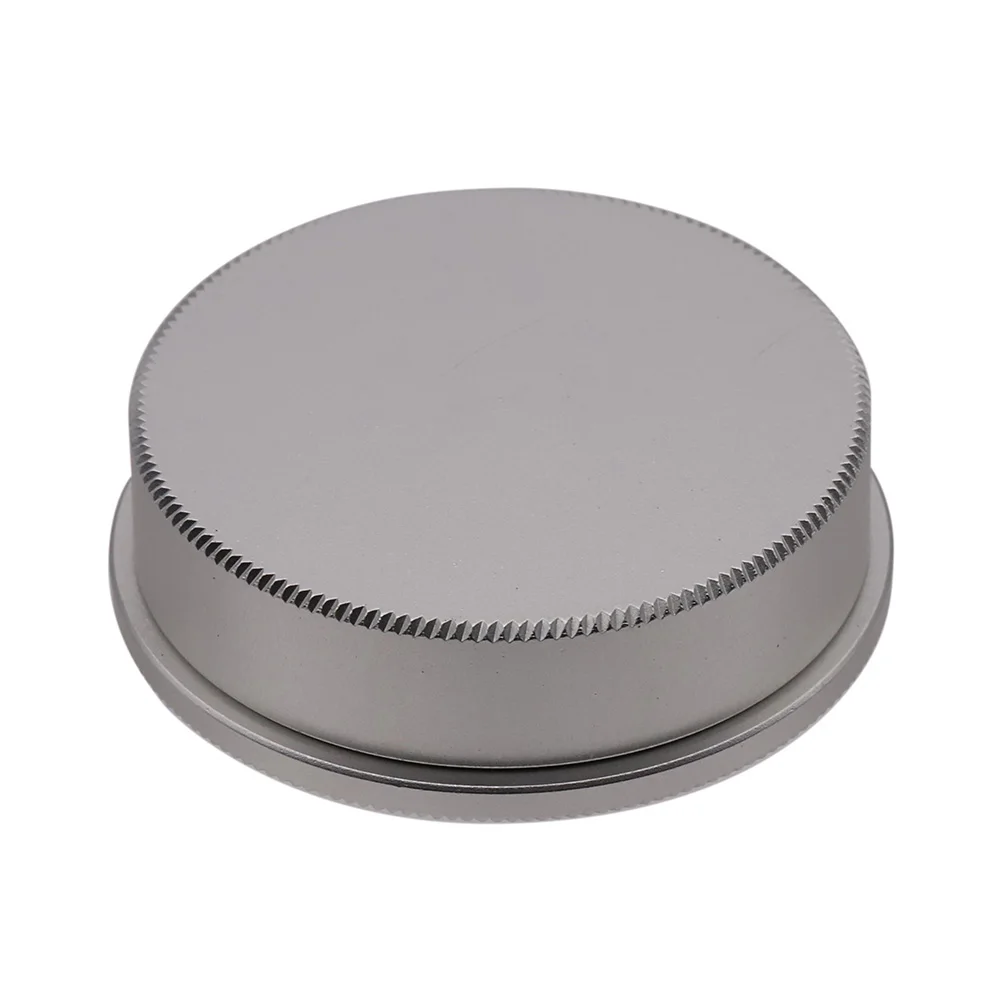 Juego de tapas de Metal M39 (39x1mm), M42 (42x1mm), tapa de lente trasera con montaje de tornillo, cubierta de cuerpo, negro/plateado