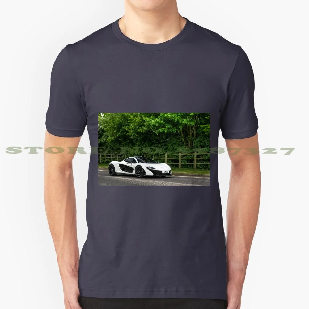 P1 100% Cotton T-Shirt Mclatren P1 V8 Turbo Engine Goodwood Chichester London Supercar Hypercar Sportcar Sunday Automotive