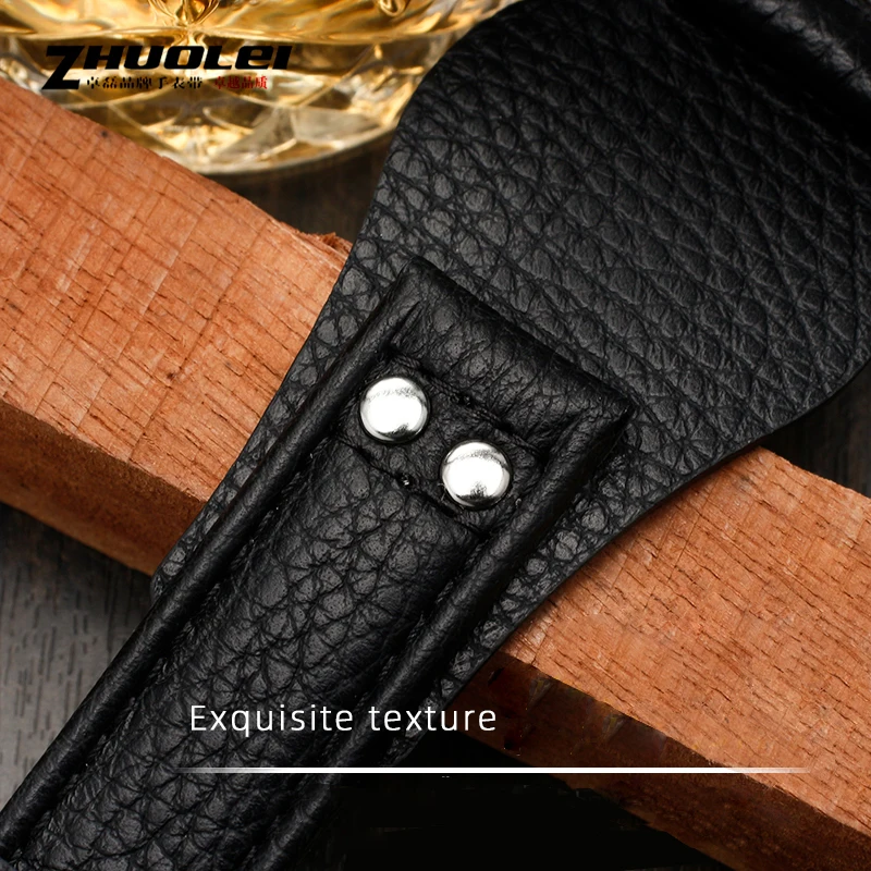 For fossil CH2891CH3051 CH2564 CH2565 watch band mensHigh qualit Genuine Leather Watch band 22mm strap With mat leather bracelet