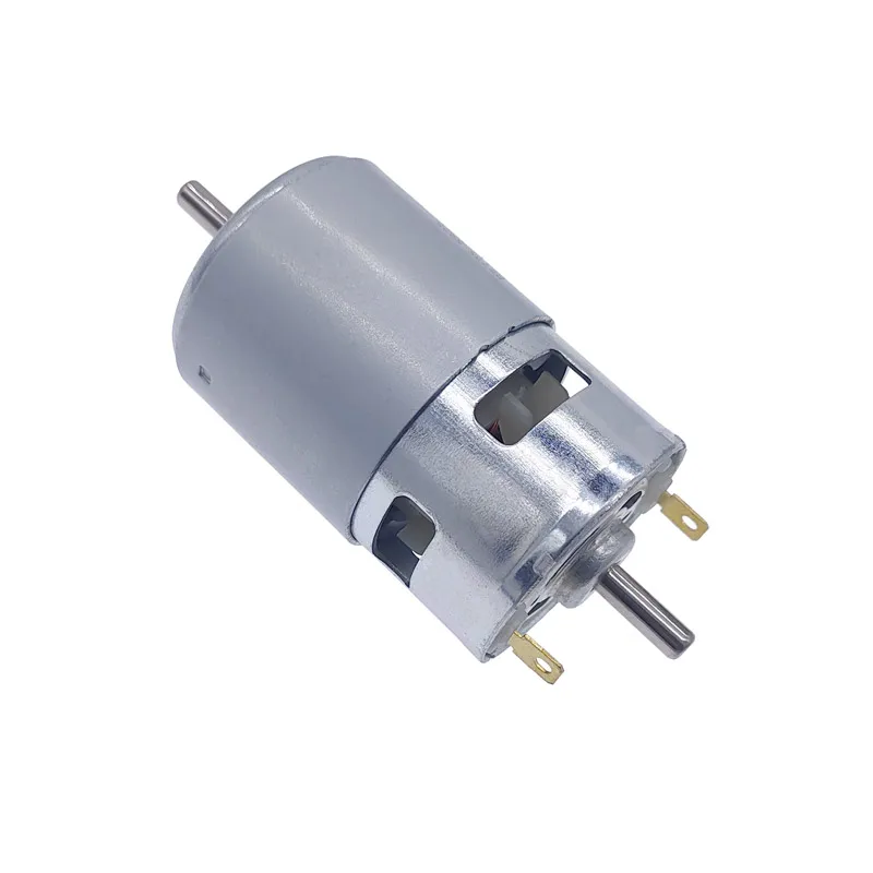 775 DC 12V-24V Double ball bearing Large Torque Double output shaft High Power Low Noise Hot Sale Electronic Component Motor