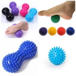 1 PCS 7CM PVC Spiky Massage Ball High Density Yoga Hedgehog Exercise Balls for Reliever Treatment Foot Pain & Plantar Fasciitis