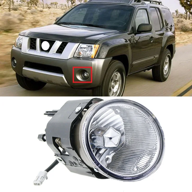 Roavia pour Nissan Paladin voiture pare-chocs avant antibrouillard feu de jour lumière DRL lampe de conduite Anti-buée lampe antibrouillard assemblée