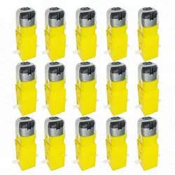 20PCS DC 3V-8V Robot Intelligent Car Dual Shaft Gear DC Geared TT Motor Module per Robot Car 1:48