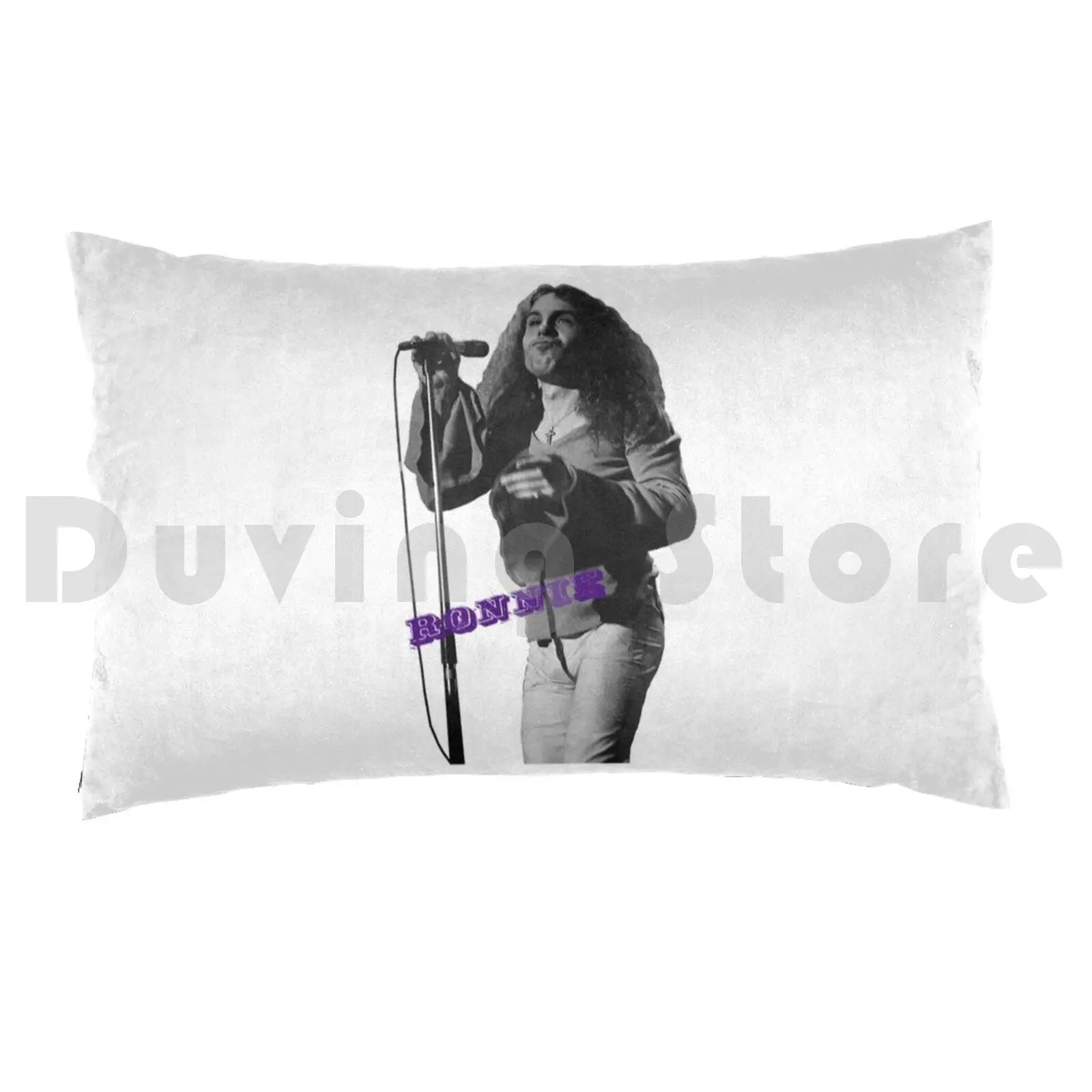 Rock God-Ronnie Pillow Case Printed 50x75 Ronnie James Dio Dio Rock God Rainbow Hard Heavy Rock Metal Man On