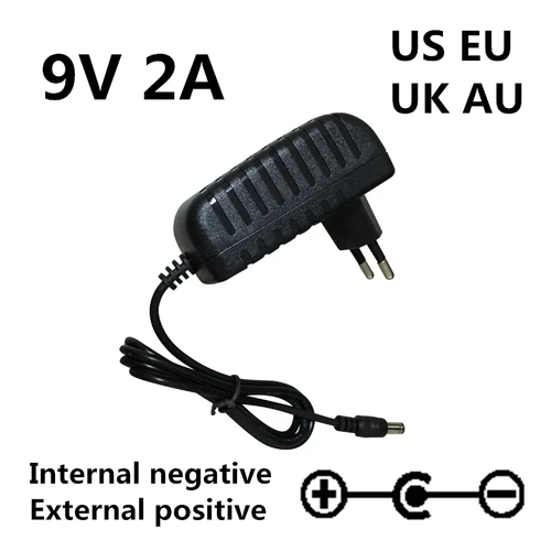 Adaptador de 9V ca/cc para impresora Brother, fuente de alimentación de 1.6A para PT-D215E, PT-E100, PT-E105, PT-E110, PT-H110, PT-H200