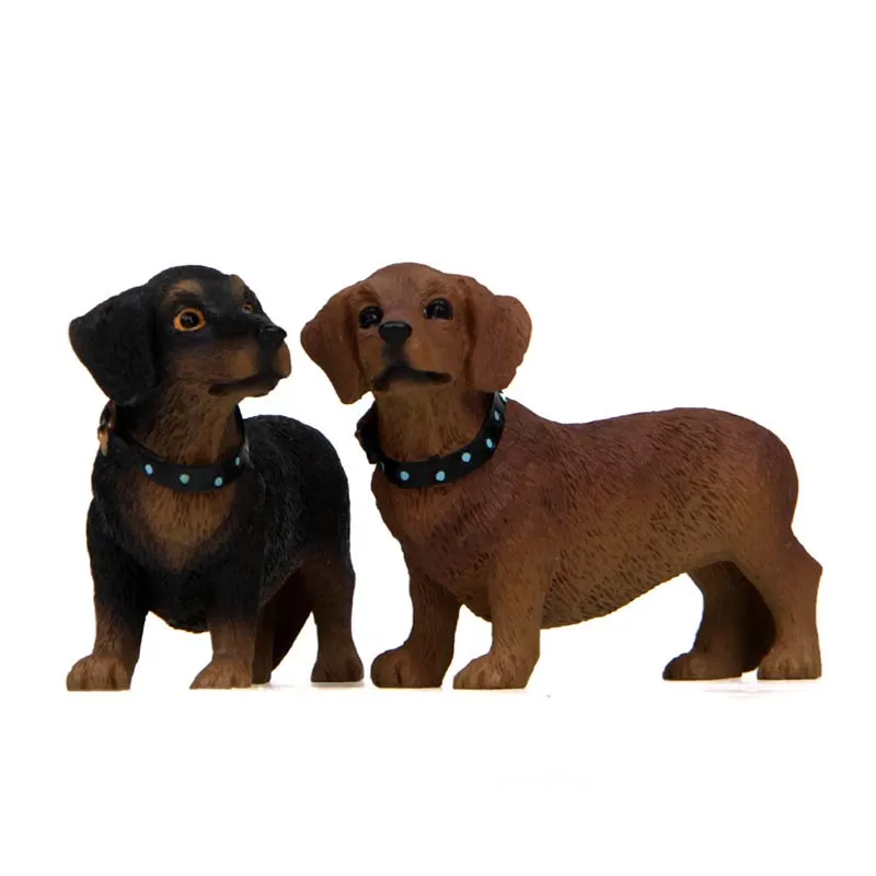 

Simulation Animals Dachshund Figures Toys Dachshund Model Figurines Dolls Home Decor Children Gift