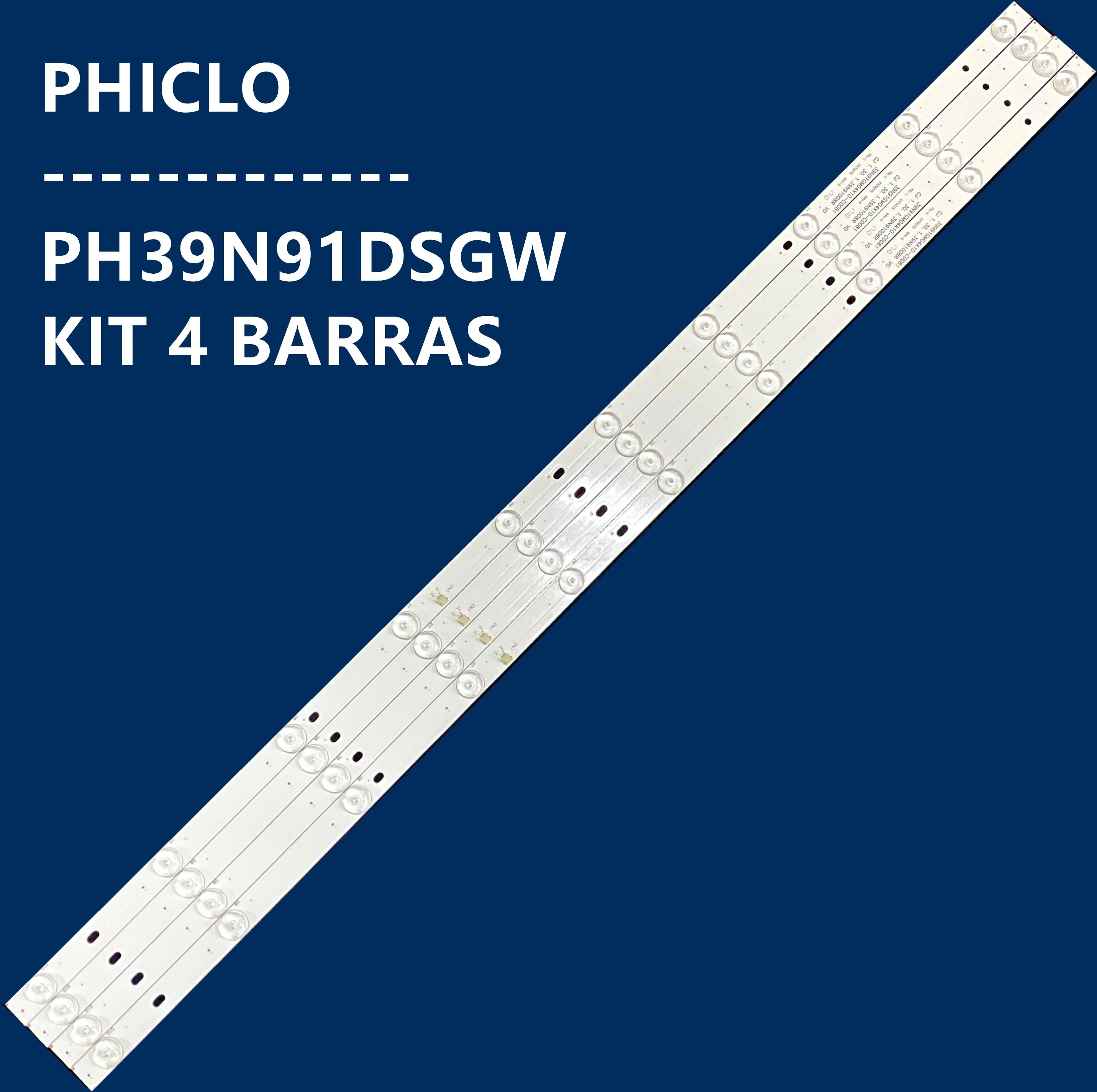 10kit=40pcs NEW LED Backlight strip For Phi lco Ph39n91 Ph39n91dsgw Ph39e31 39N91GM04X10-C0081 CJ 1.30.1.39N91008R V0