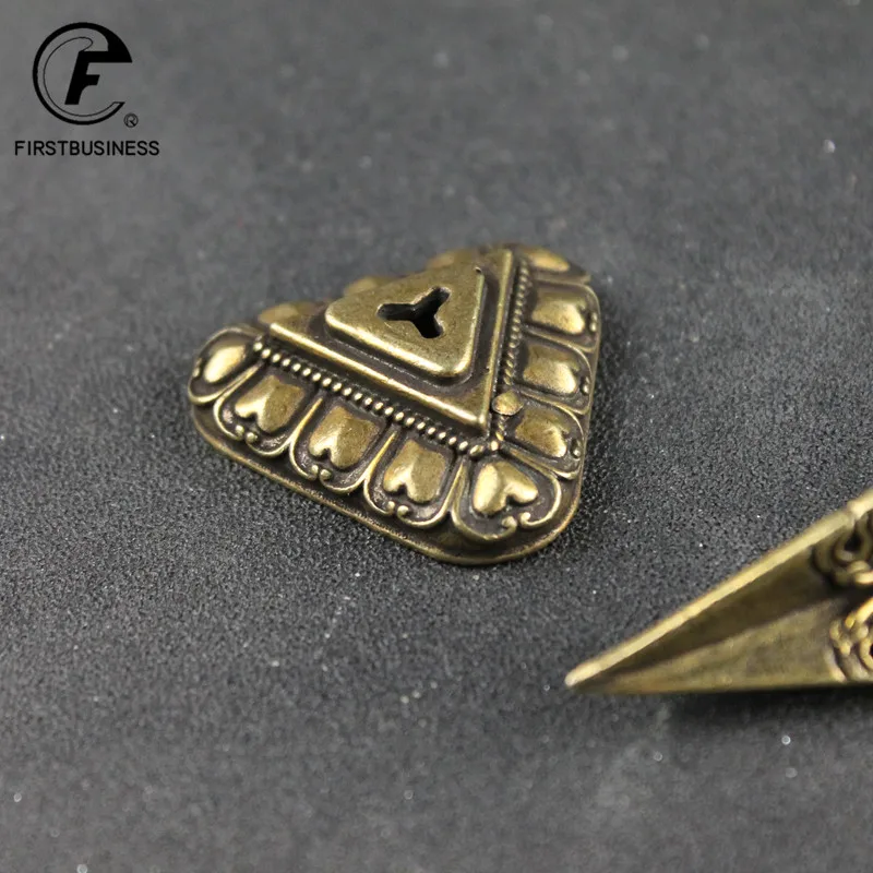 Brass Buddha Instrument Ba Jin Just Vajry Pestle Feng Shui Ornament Home Decoration Copper Tea needle Desk Decor Retro Crafts