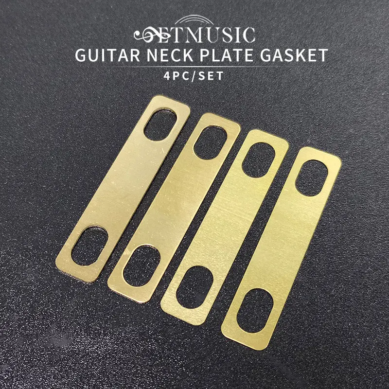 

New 4PCS Guitar Neck Plate Guitar Gasket Replacement Guitar Neck Shim Heightening Gasket Accessories