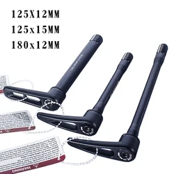 Bicycle Quick Release Thru Axle, Aluminum Rear Wheel Skewer, MTB Frame, 180x12mm, 125x12mm, 125x15mm