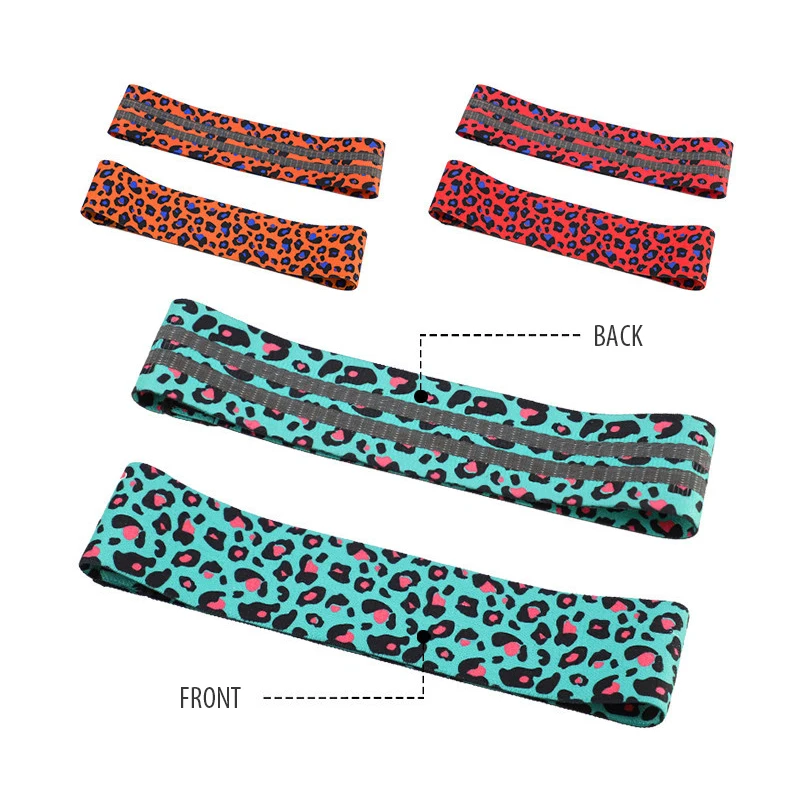 Camouflage Multi-color Booty Band Hip Circle Loop Resistance Band Workout Exercise for Legs Thigh Glute Butt Squat Bands