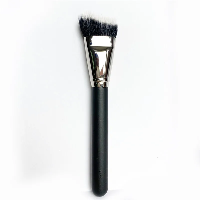 DUO FIBRE CURVED SCULPTING MAKEUP BRUSH 164 - Professional Dual-Fiber Contouring Highlighting Beauty Cosmetics Brush Tool