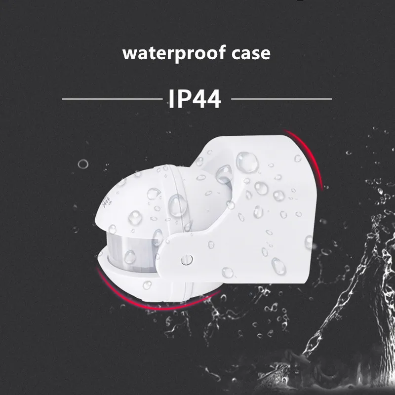 Imagem -04 - Sistema de Alarme de Segurança Doméstica 180 Graus Ambiente Externo Ip44 Sensor de Movimento Infravermelho Detector de Movimento Iluminação Automática