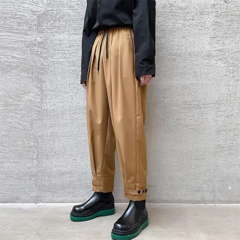 

Men Harun Pants Spring And Autumn New Youth Lovers With The Same Personality Pants Can Be Adjusted Casual Simple Large Size Pant