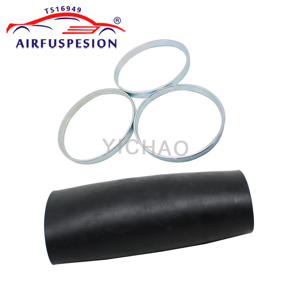 1Set Rear Air Sleeve + Crimping Ring Air Suspension Shock Sleeve for BMW E65 E66 E67 745i 750i 760i 745l 37126785535 37126785536