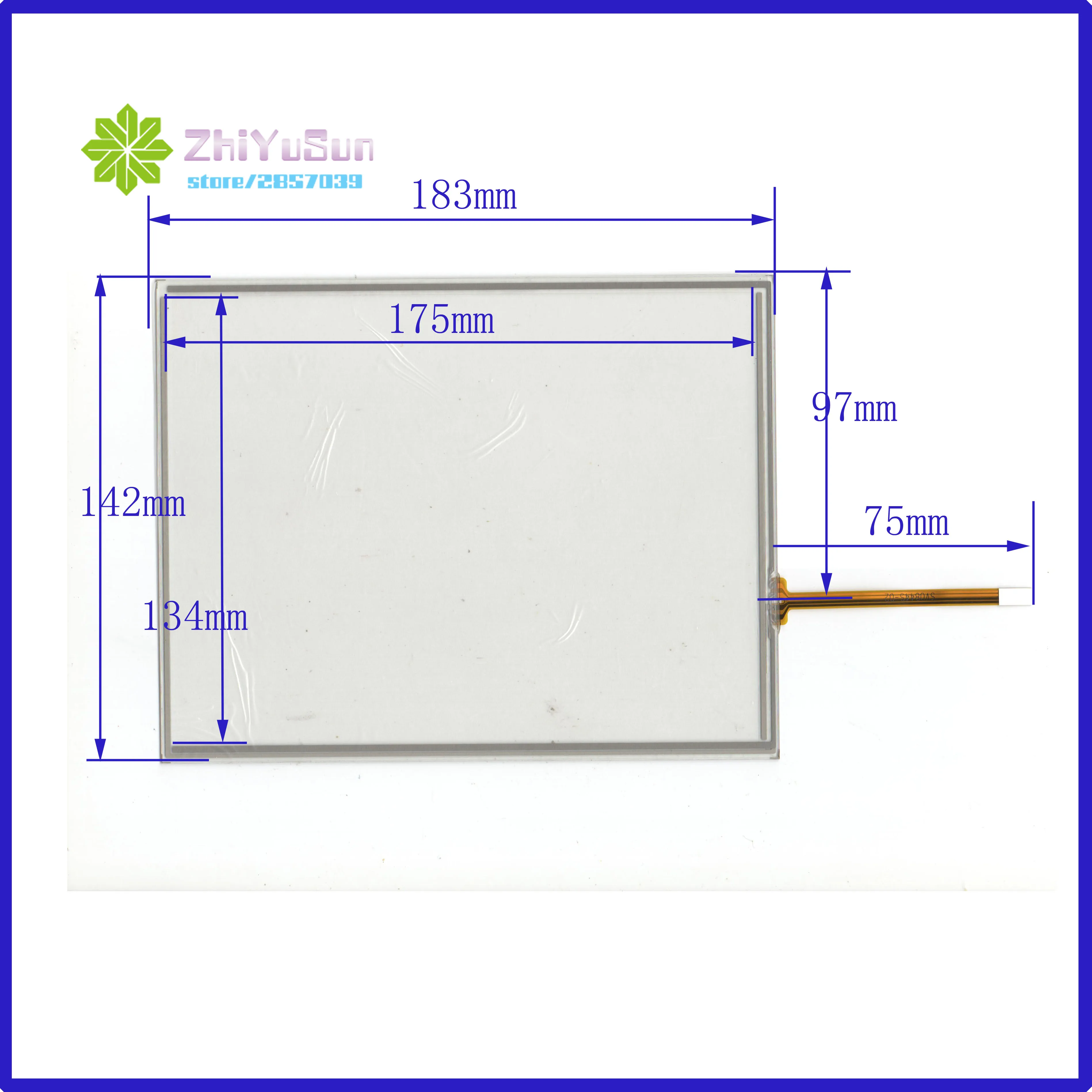 

ZhiYuSun compatible TP-08006 8.4Inch Touch Screen 4 wire resistive 183mm*142mm USB touch panel overlay kit TP08006