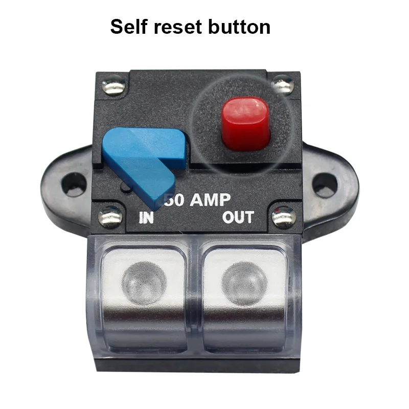 50A/60A/80A/100A/150A/200A/300A car truch audio circuit breaker fuse holder