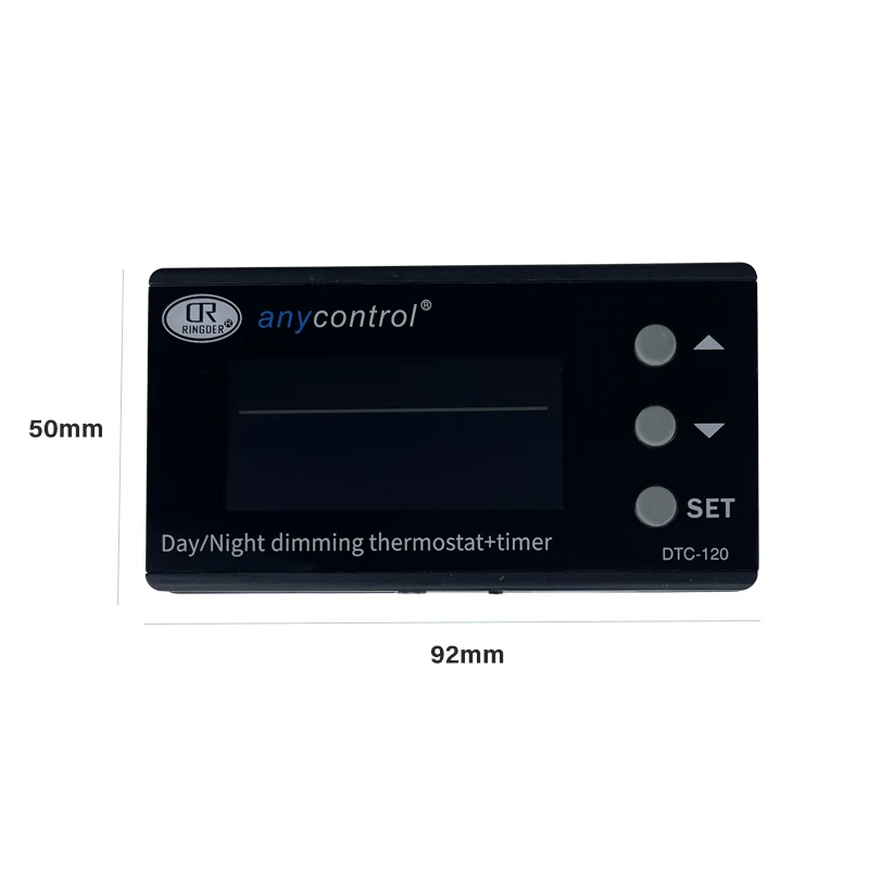 Imagem -03 - Dia Noite Escurecimento Termostato com Temporizador Display Lcd ue Eua Reino Unido Plug para Aquáticas e Répteis Aquário e Terrário