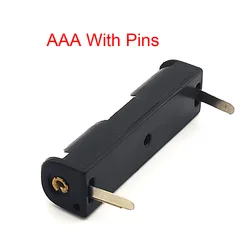 5 Pcs AAA Battery Holder With Pin  SMD Battery Case Battery Compartment Single AAA Battery Box 1.5V