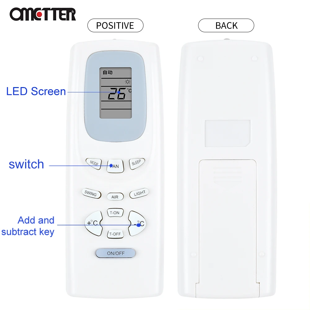 Y512F2 Y512F Y512 For GREE TRANE Electrolux YORK Air Conditioner Remote Control Fernbedienung