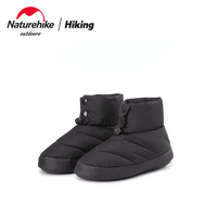 Naturehike Duck Down High Top Camp Shoes Winter Warm Down Camping Shoes Outdoor Waterproof And Windproof And Antiskid Down Shoes
