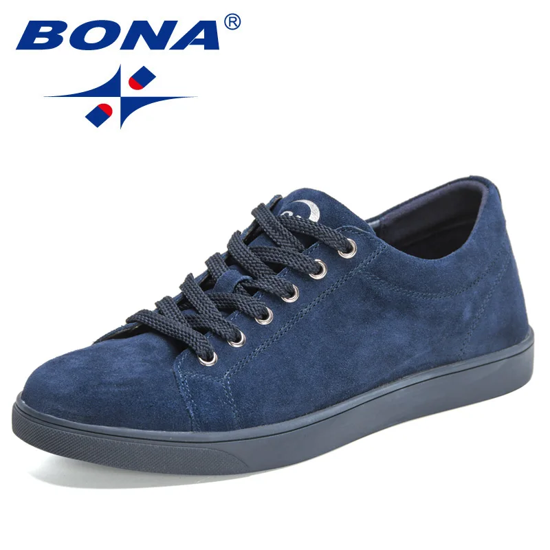 BONA 2022 New Designers Classics Casual Shoes Men Suede Breathable Outdoor Light Sneakers Man Skateborading Footwear Mansculino