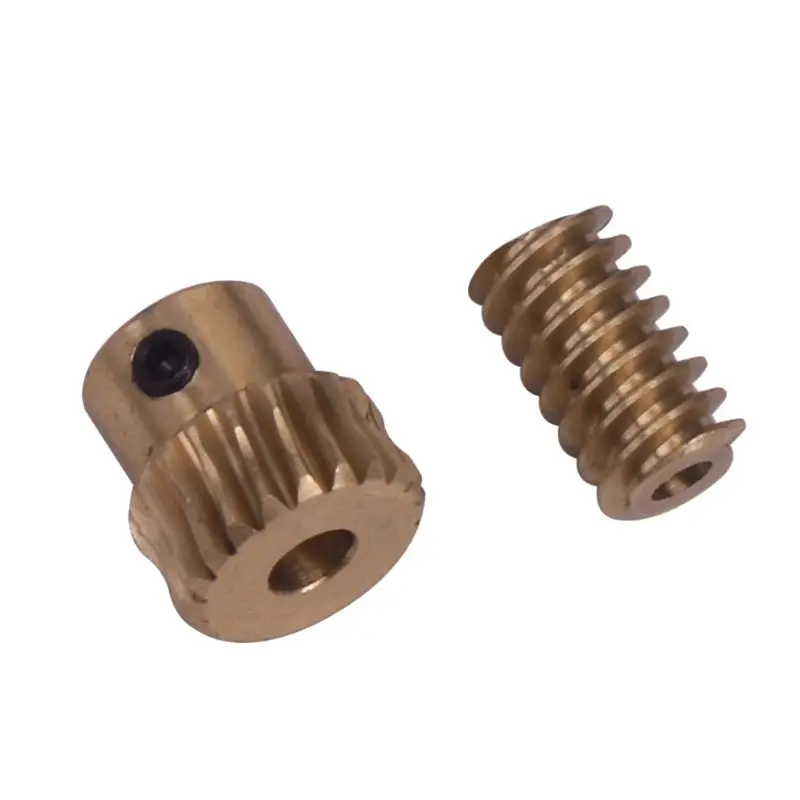 0.5 Small Reduction Ratio Of 1:10 Motor Output Worm Wheel Gear : 0.5 Number Of Teeth:20