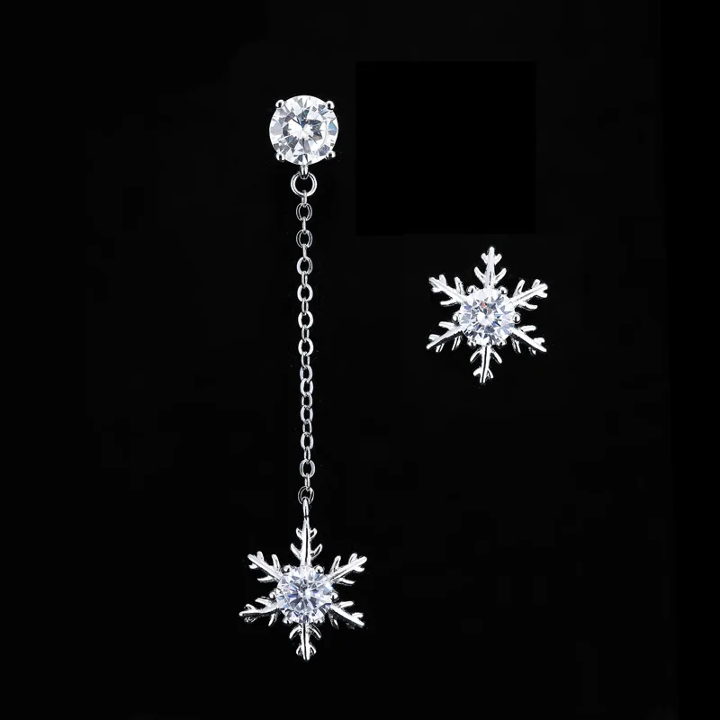 REETI 925 sterling silver snow Stud Earrings for Women Elegant Wedding Jewelry pendientes mujer moda 2019 Brincos