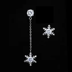 REETI 925 sterling silver snow Stud Earrings for Women Elegant Wedding Jewelry pendientes mujer moda 2019 Brincos