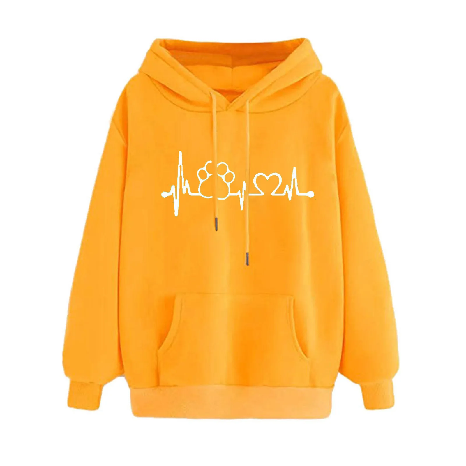 

2021 Autumn Hoodies Women Casual O-neck Love Printed Loose Sweatshirts Tunic V Blouse Tops Pullover Sweatshirt Hoody Bluzy