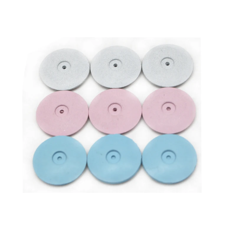 30Pcs Dental Lab Polishing Wheels Burs Silicone Polishers Disk Coarse Blue/White/Red Dental Polishing toolsTeeth whitening